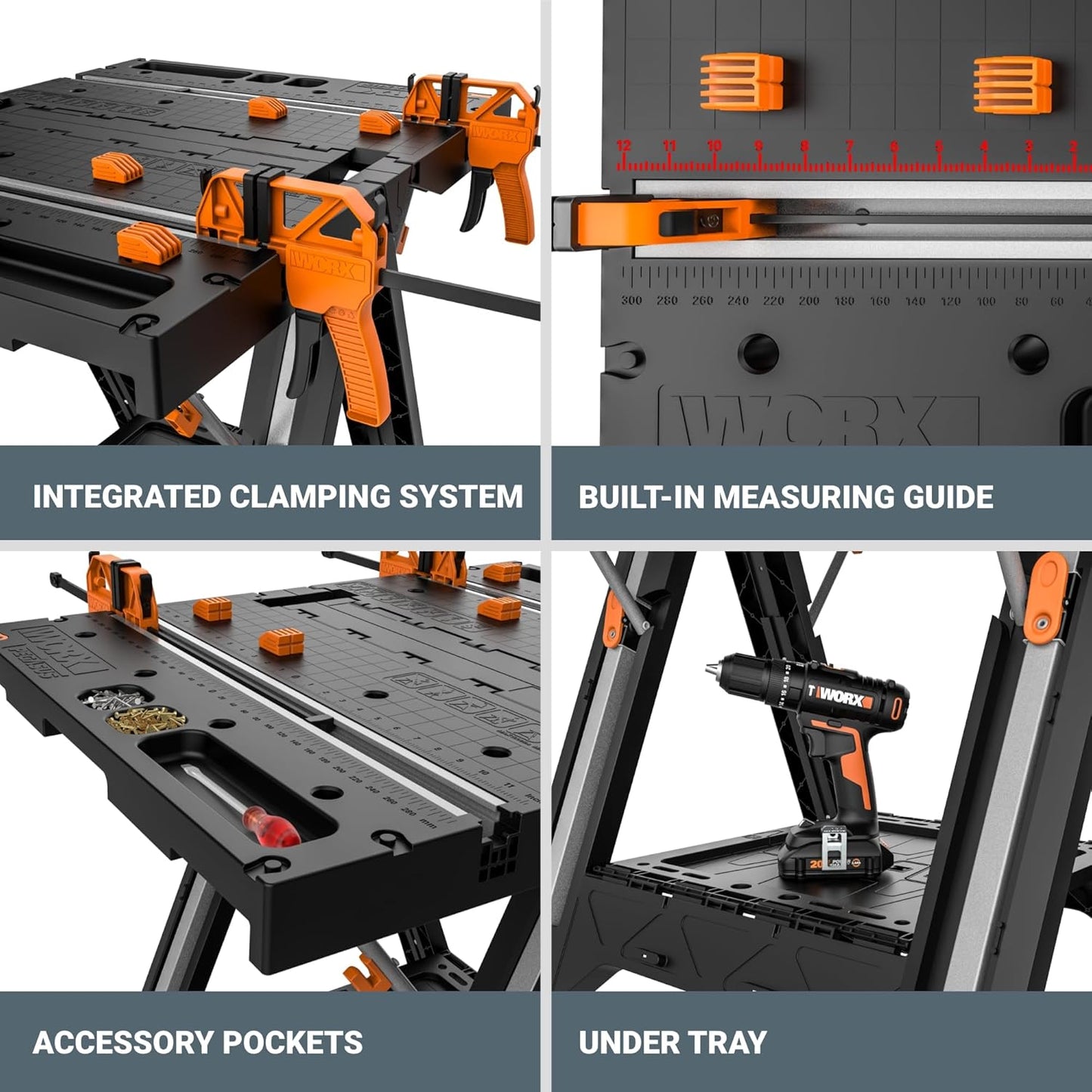 Worx Pegasus Folding Workbench &amp; Sawhorse